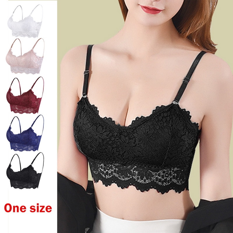 Sexy Bras For Women's Lace Bra Push Top Bralette Tube Comfortable