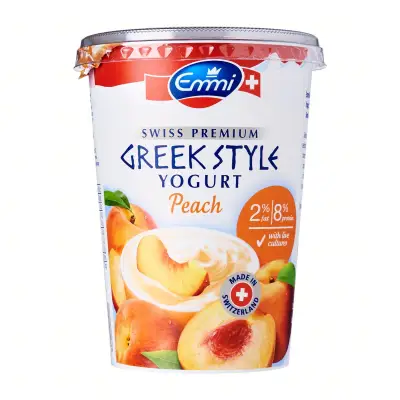 Emmi Greek Style Yoghurt Peach - 450G