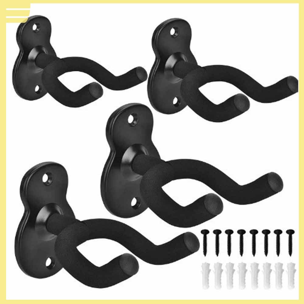 4pcs metal guitar Wall Mount Hanger hooks Guitar & Bass Accessories