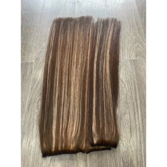 Kẹp phím light tóc thật 100% 3 dải