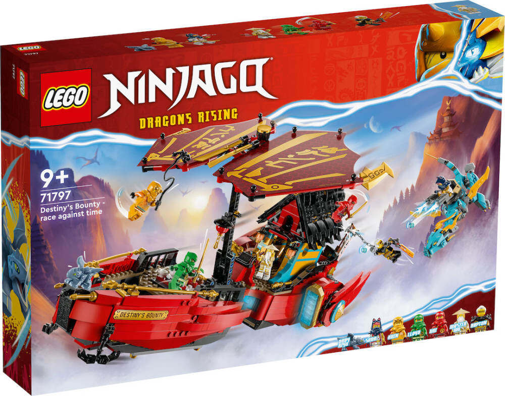 LEGO 71797 Ninjago Destiny’s Bounty - race against time Đồ Chơi Lắp Ráp lego Hoàn toàn mới và chính 