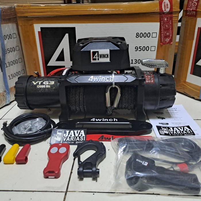 PROMO- WINCH 4WINCH 13000LBS PLASMA WARN RUNVA ARTICX TMAX - LIONEL ONE STORE Harga 8,630,000 rupiah*Gratis Ongkir