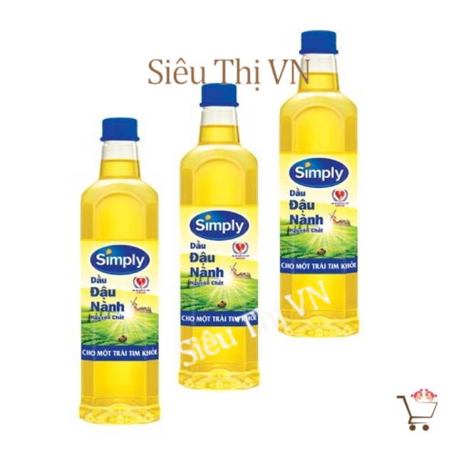 [Chính Hãng] Dầu Đậu Nành Simply 1L DATE MỚI