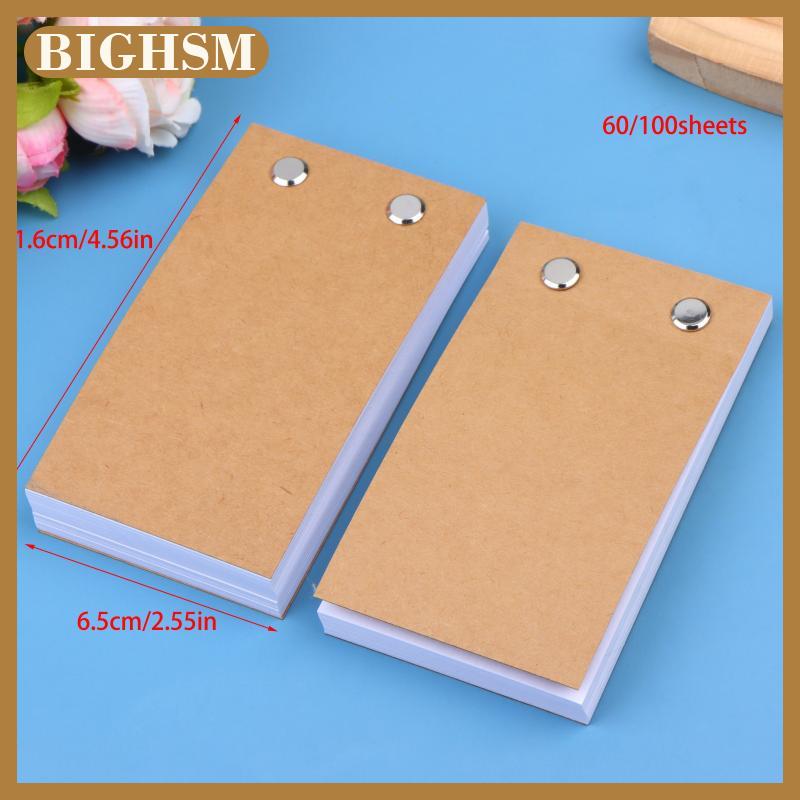 BIGHSM Blank Flip Book Kit 60 100 Sheets Animation Paper for LED Tracing Light Pad Kids Cartoon Drawing School Supplies