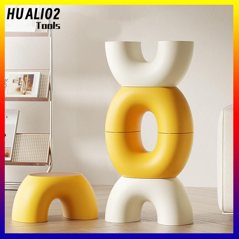 HUALI02 Phân Nhựa Cầu Vồng Hình Dạng Ghế Chân An Toàn Trẻ Em Bước Ghế Phân Cho Phòng Khách Đồ Nội Thất Trong Nhà Trẻ Em Phân Đồ Chơi