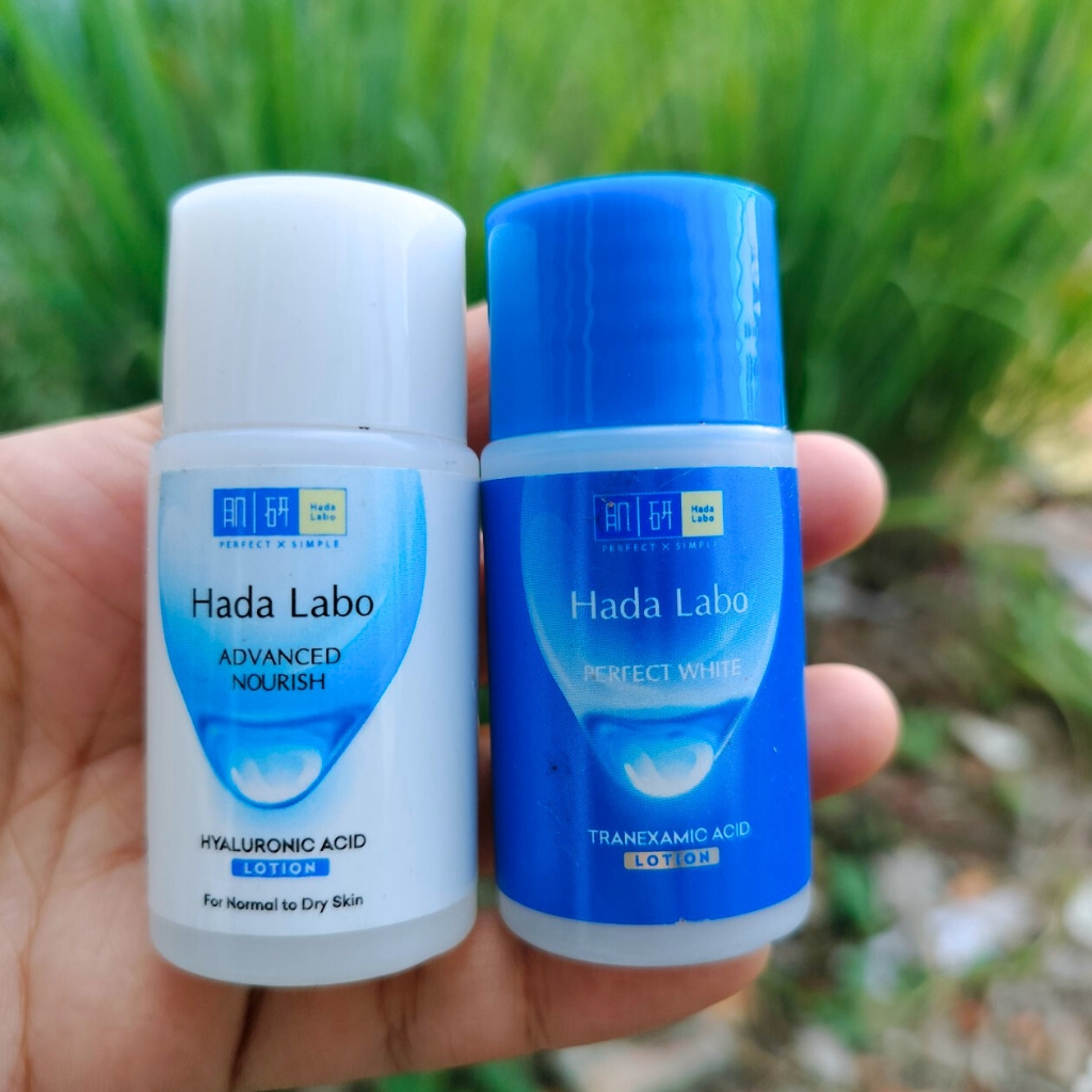 Combo 5 Chai Dung dịch cấp ẩm dưỡng trắng vượt trội Hada labo 20ml- Hàng mini