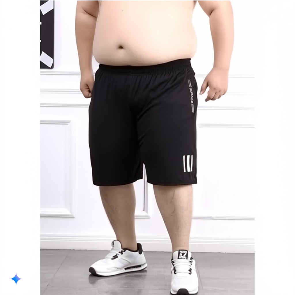 Quần Đùi Nam Big Size – Chất liệu Thun Lạnh Co Giãn 4 Chiều, Kiểu dáng Rộng Mát Mẻ.