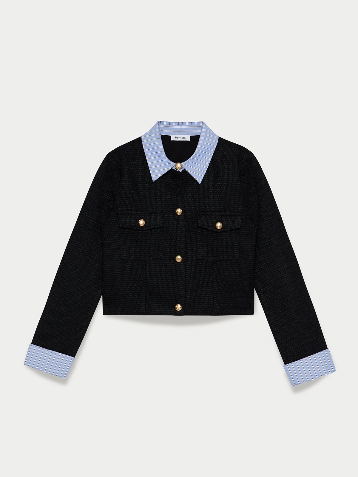 [Pomelo] Cropped Tweed Jacket ราคา 1,799 บาท*ส่งฟรี