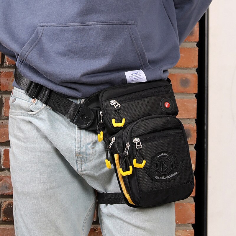 Thời trang nam Nylon Túi đeo đùi quân đội hip hop túi trên đùi tiện dụng túi đeo hông thắt lưng mông hông túi Túi đeo thắt lưng giản dị Túi đeo chéo