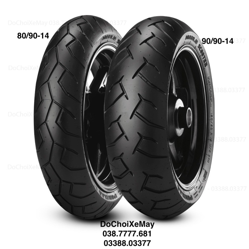 Vỏ xe Pirelli Diablo Scooter chính hãng chuyên dụng cho xe tay ga Click Vario Airblade Vision Mio Lu