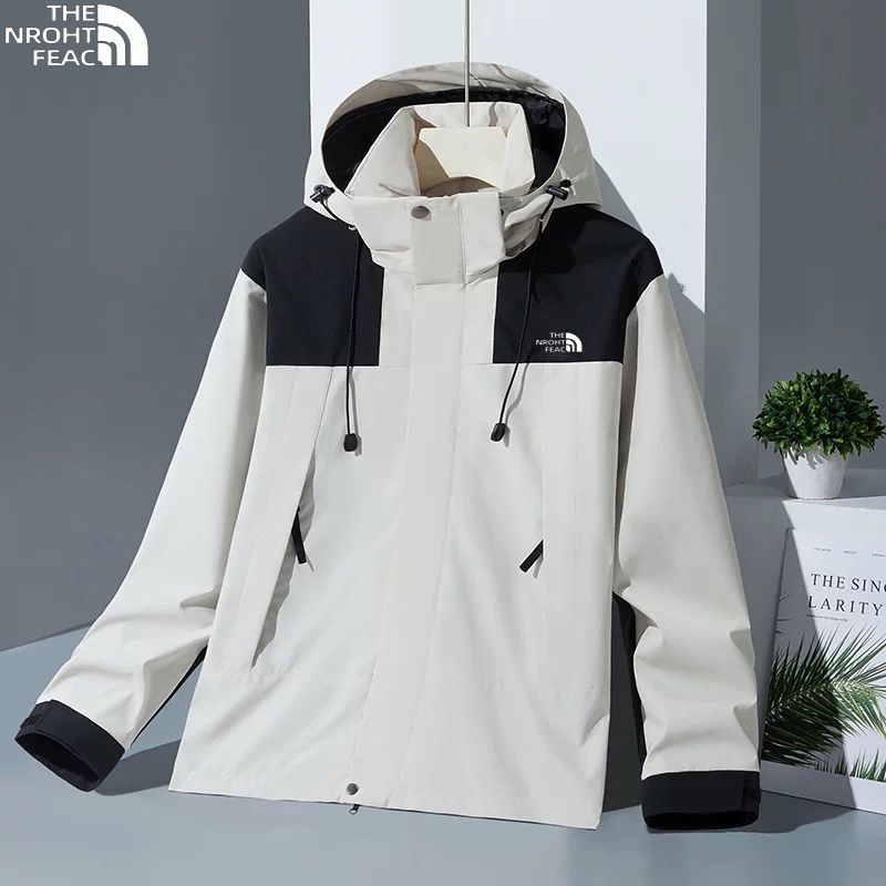  Nhập khẩu mới North Face beijia tấn công quần áo nam và nữ mùa thu và mùa đông lỏng chống gió không thấm nước áo khoác có mũ du lịch ngoài trời Áo khoác 2025 Sản phẩm mới 