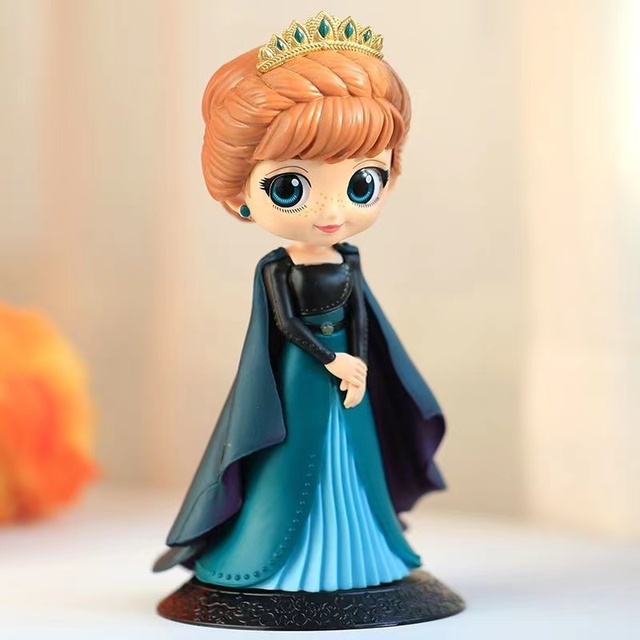 15cm Frozen Queen Princess Elsa Anna Figure Model Toys Cake S Home Decor Birthday Party