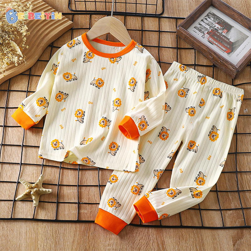 BEIBEIYIN Children's underwear set Cotton home wear Children's clothing ราคา 79 บาท*ส่งฟรี