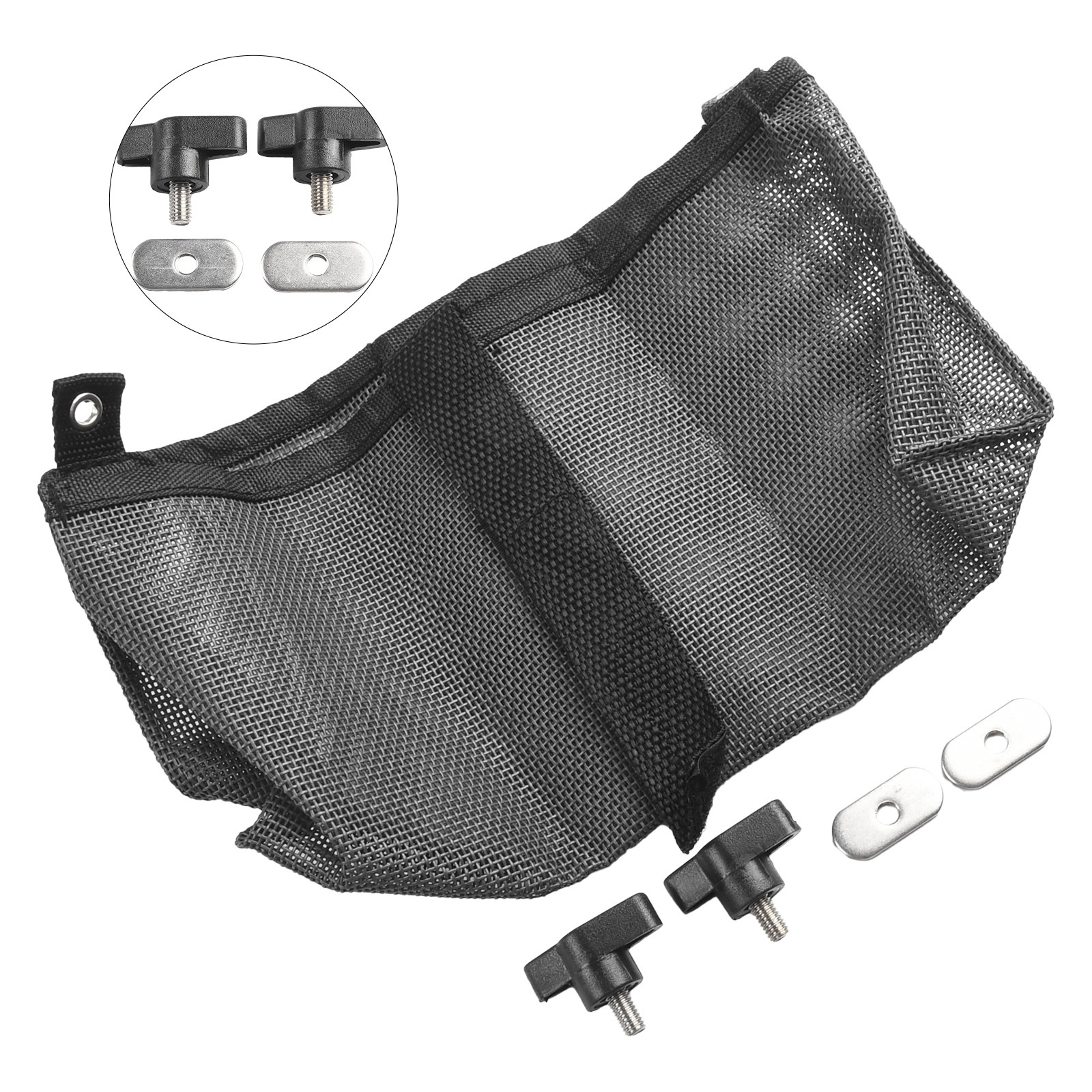 Đại dương thuyền kayak blackdinghy thiết bị Lưới lưu trữ túi bên túi nilông 23*13*4cm