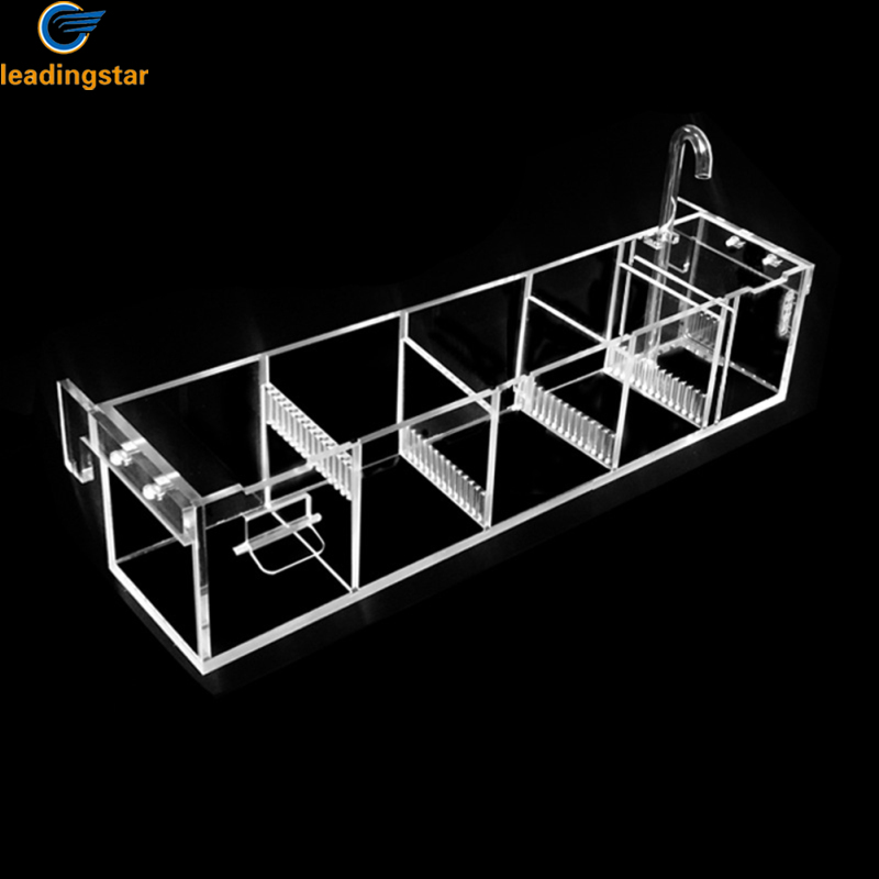 Hang On Aquarium Filter, Transparent Acrylic Aquarium Filter Boxes, Multi-Layer Aquarium Filter, External Hanging Water Purifier For Fish Tank Aquarium ราคา 784 บาท*ส่งฟรี
