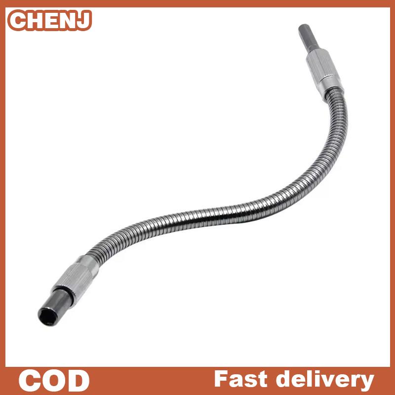 CHENJ 300Mm Bạc Lục Giác Xử Lý Kim Loại Phổ Linh Hoạt Trục Định Hướng Tua Vít Kết Nối Thanh Mở Rộng Công Cụ Phụ Kiện Giá 20,341 Đồng*Miễn phí vận chuyển