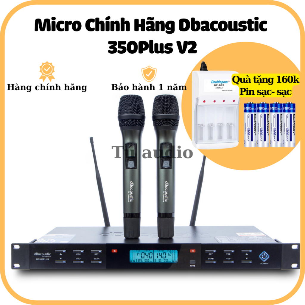 Micro không dây db acoustic 350plus v2, micro dbacoustic k 4000 - hàng chính hãng