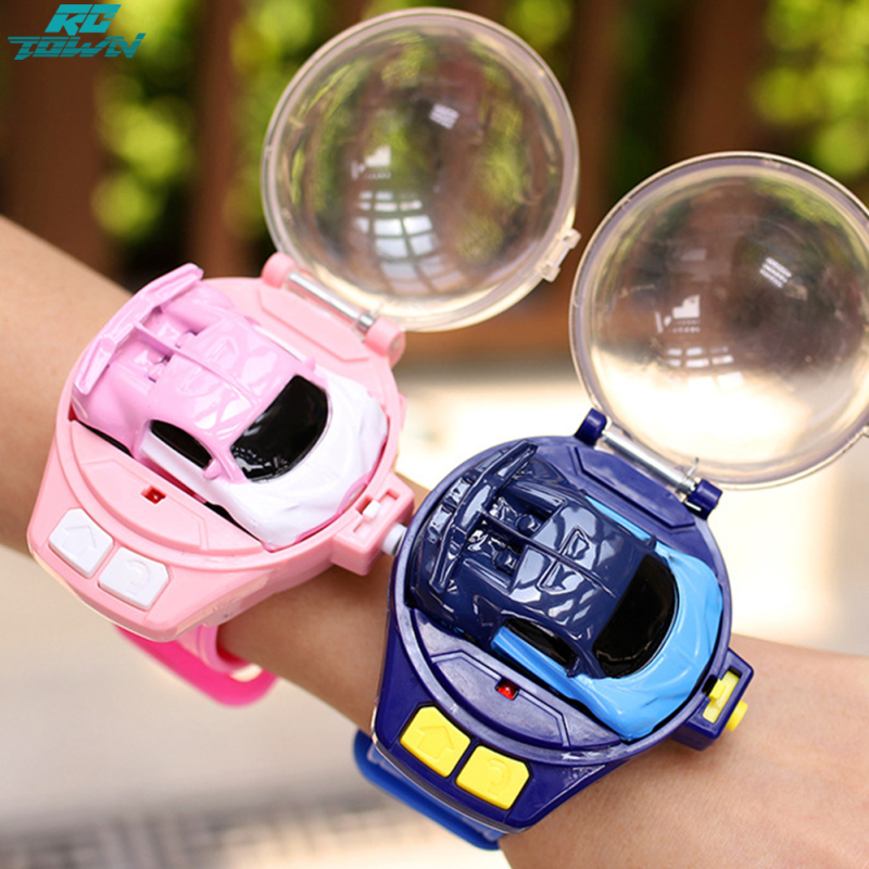 Children Mini Watch Remote Control Car Usb Rechargeable 2.4g Alloy Remote