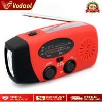 ⚡️【Flash Sale】⚡️Portable Hand Radio Solar Crank AM/FM/NOAA Weather Radio Emergency Flashlight