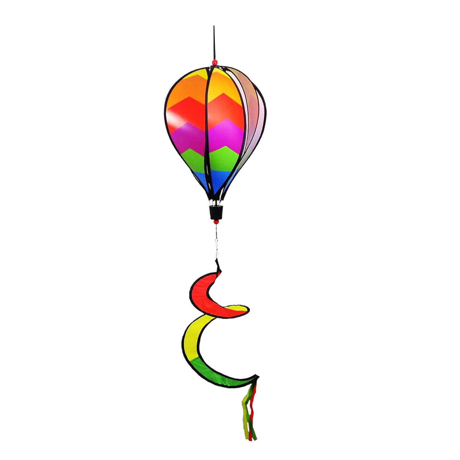 luanzhaiwe Pvc Panel Windmill Balcony Wind Twister Colorful Rainbow Wind Spinner Pinwheel Garden Decor Patio Swirls Gift