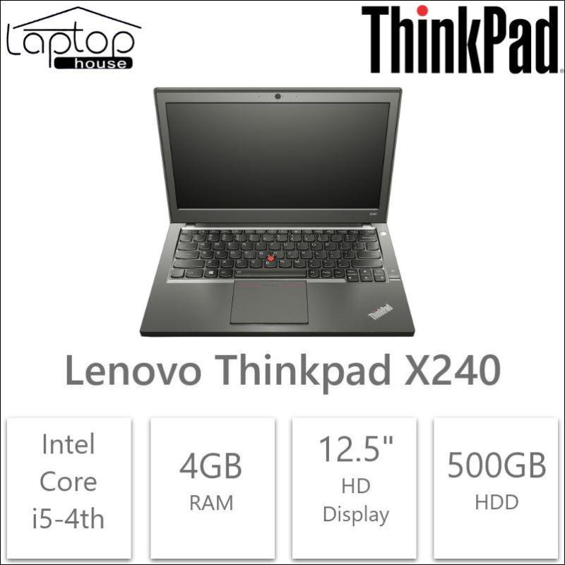 Lenovo Laptop Thinkpad X240 Laptop (Core i5-4th Gen/ 500GB HDD/ 4GB RAM) (Refurbished)