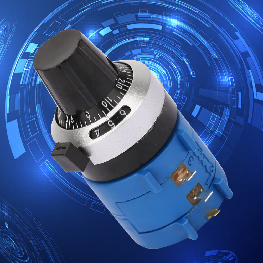 3590s-2-202l 2K ohm Nhiều Vòng chính xác chiết áp điện trở có thể điều chỉnh núm xoay