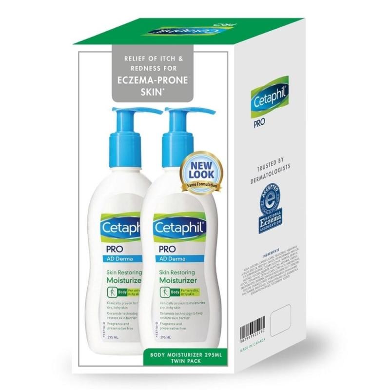 Buy Cetaphil Pro AD Derma Body Moisturizer Twin Pack 2x295ml Singapore