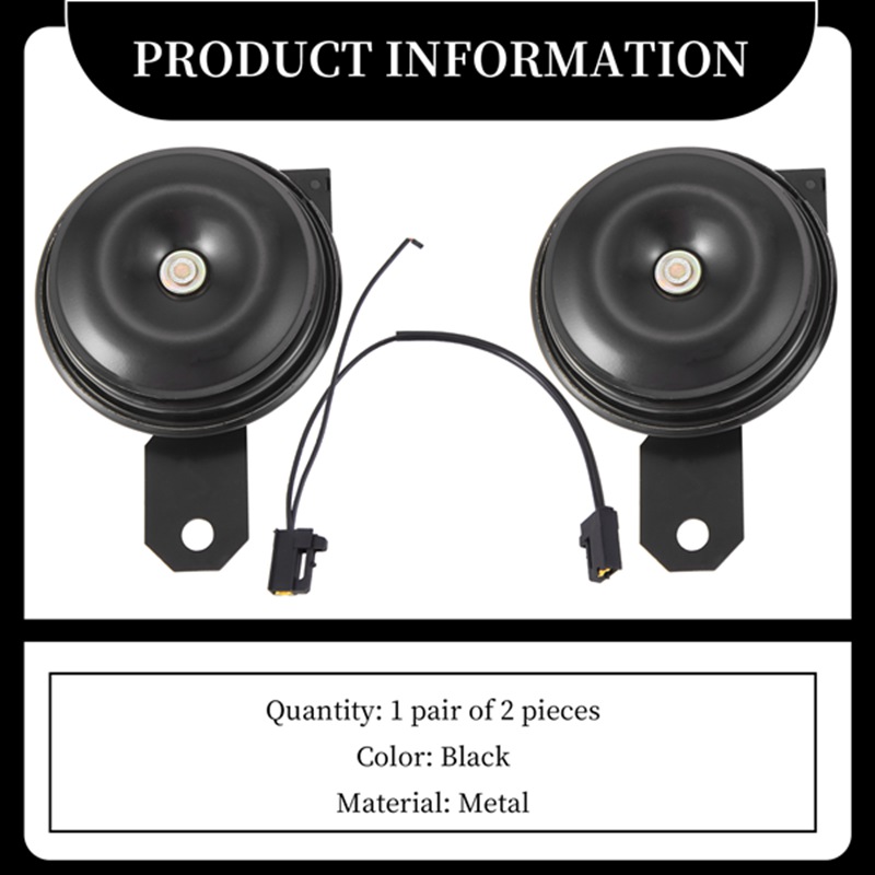 [LLK MALL]2Pcs Universal Electric Vehicle Horn 12V for Crown 2019