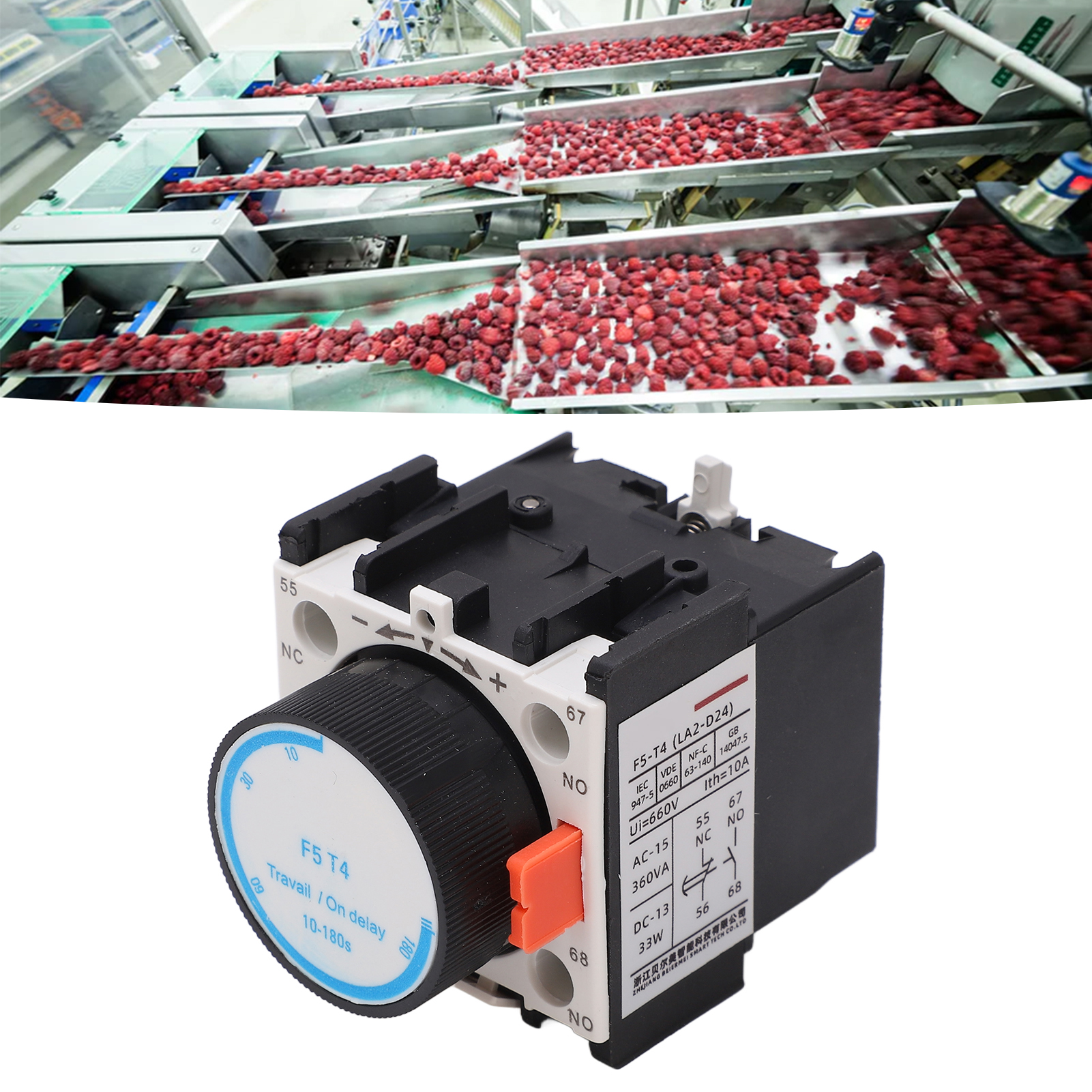 AC contactor 33W 33W Contactor phụ AC contactor lớp B cách điện danh bạ điều khiển