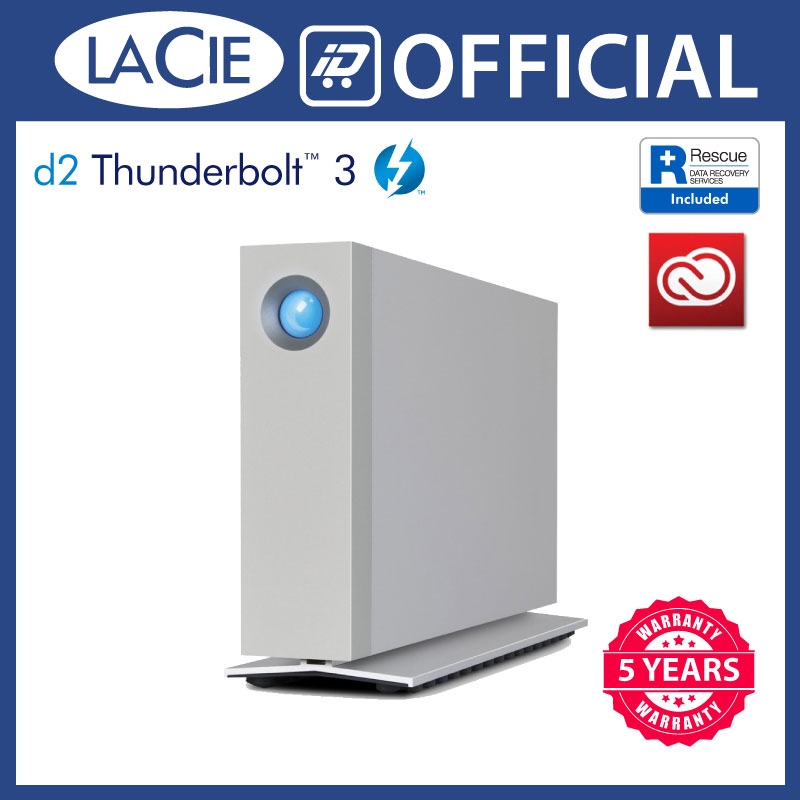 lacie 6tb d2 7200 rpm thunderbolt 2 external hard drive