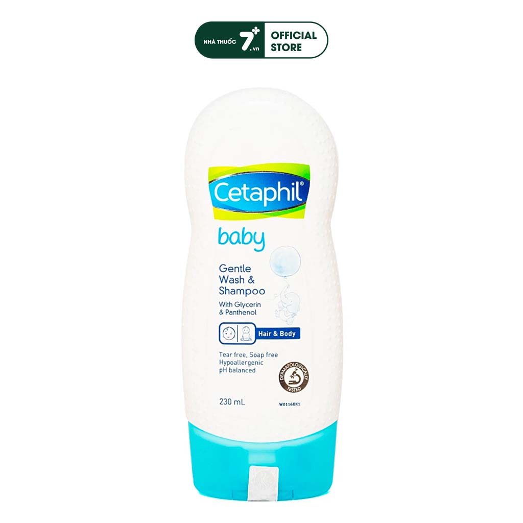 Sữa tắm gội dịu nhẹ toàn thân cho bé Cetaphil Baby Gentle Wash & Shampoo