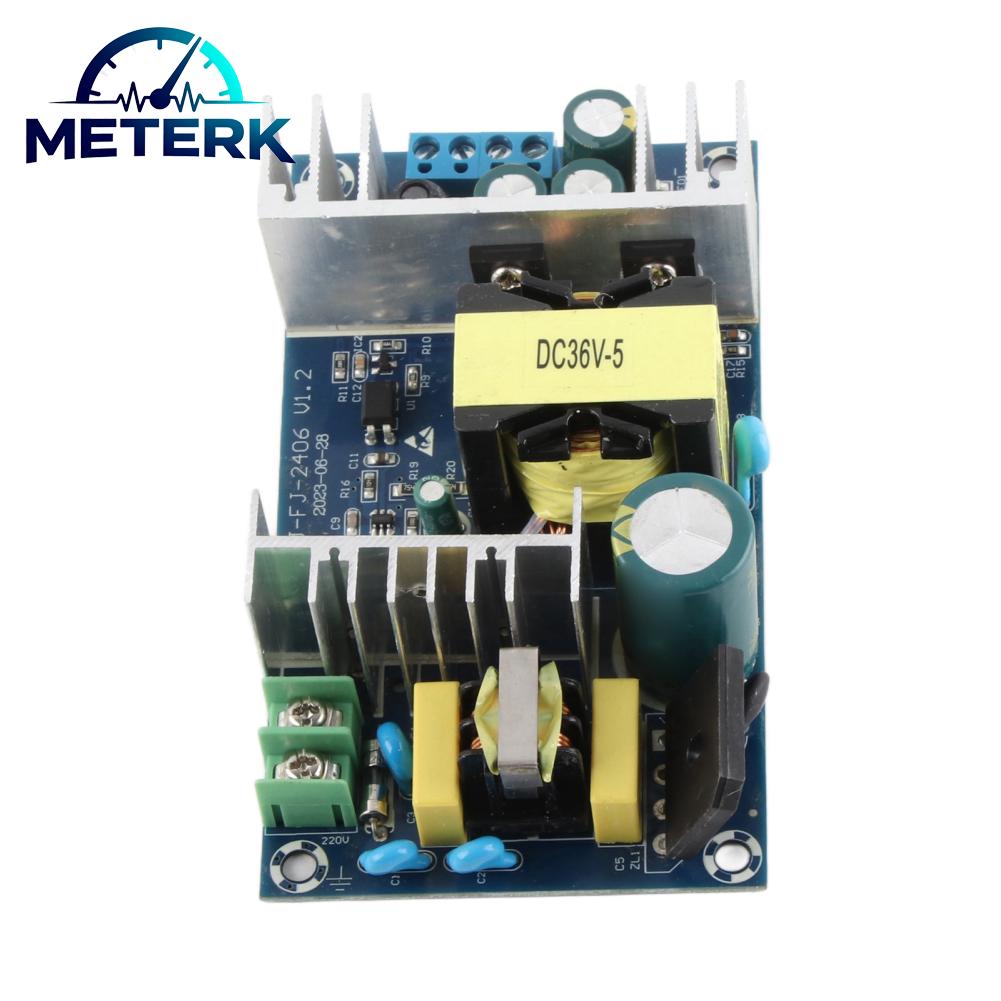 Meterk Switching Power Supply Module High‑Power Industrial Power Board 180W AC to DC 36V 5A ราคา 486 บาท*ส่งฟรี
