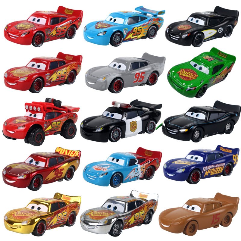 Disney Pixar Cars Lightning Mcqueen 33 Piece Mcqueen Collection 1 55