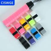 [COD] CISWGE 1PC khô vợt tennis Grip chống trượt mồ hôi hấp thụ kết thúc tốt đẹp vòi cầu lông Grips rung overgrip thể thao sweatband