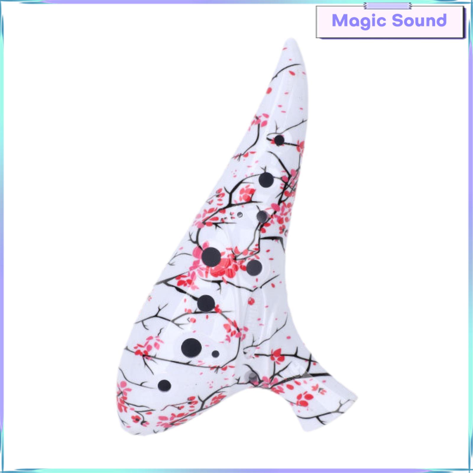 Âm thanh kỳ diệu 12 Lỗ Ocarina Nhạc Cụ Trọng Lượng Nhẹ Tiện Ích Phong Cách Phụ Kiện Nhựa Di Động Món Quà Chuyên Nghiệp Cho Người Lớn