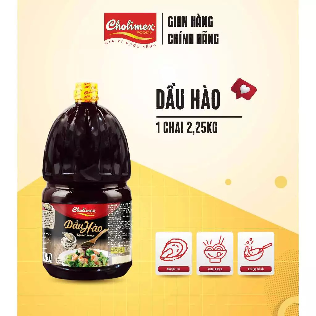 Dầu Hào Cholimex chai lớn 2,25kg