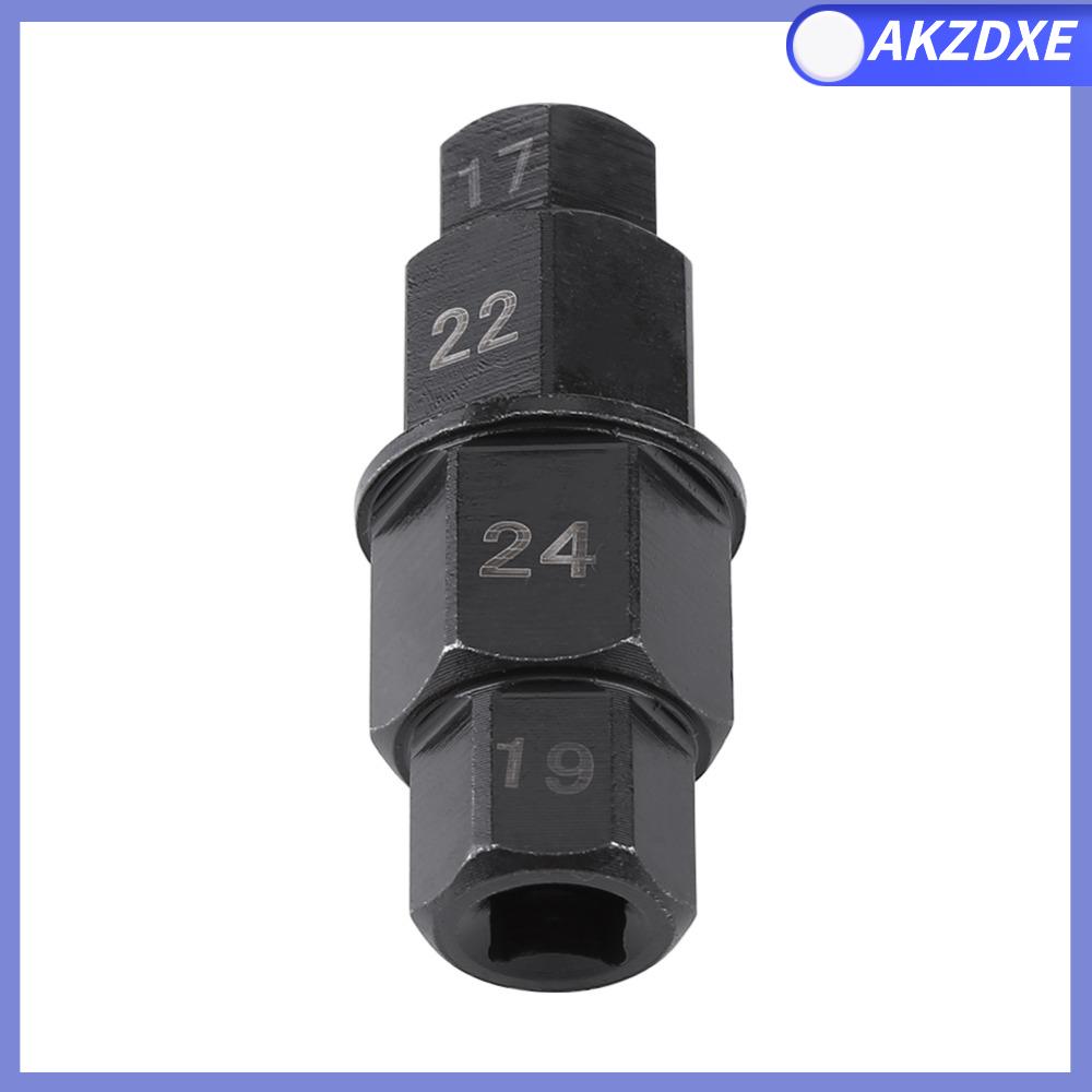 AKZDXE 17mm Dụng cụ trục lục giác 22mm 19mm Dụng cụ trục lục giác cho moay-ơ bánh xe 24mm Công cụ loại bỏ trình điều khiển ổ cắm Cho Dành cho Honda/dành cho Kawasaki/dành cho Suzuki/dành cho Yamaha/dành cho xe máy Buell và một số xe máy BMW.