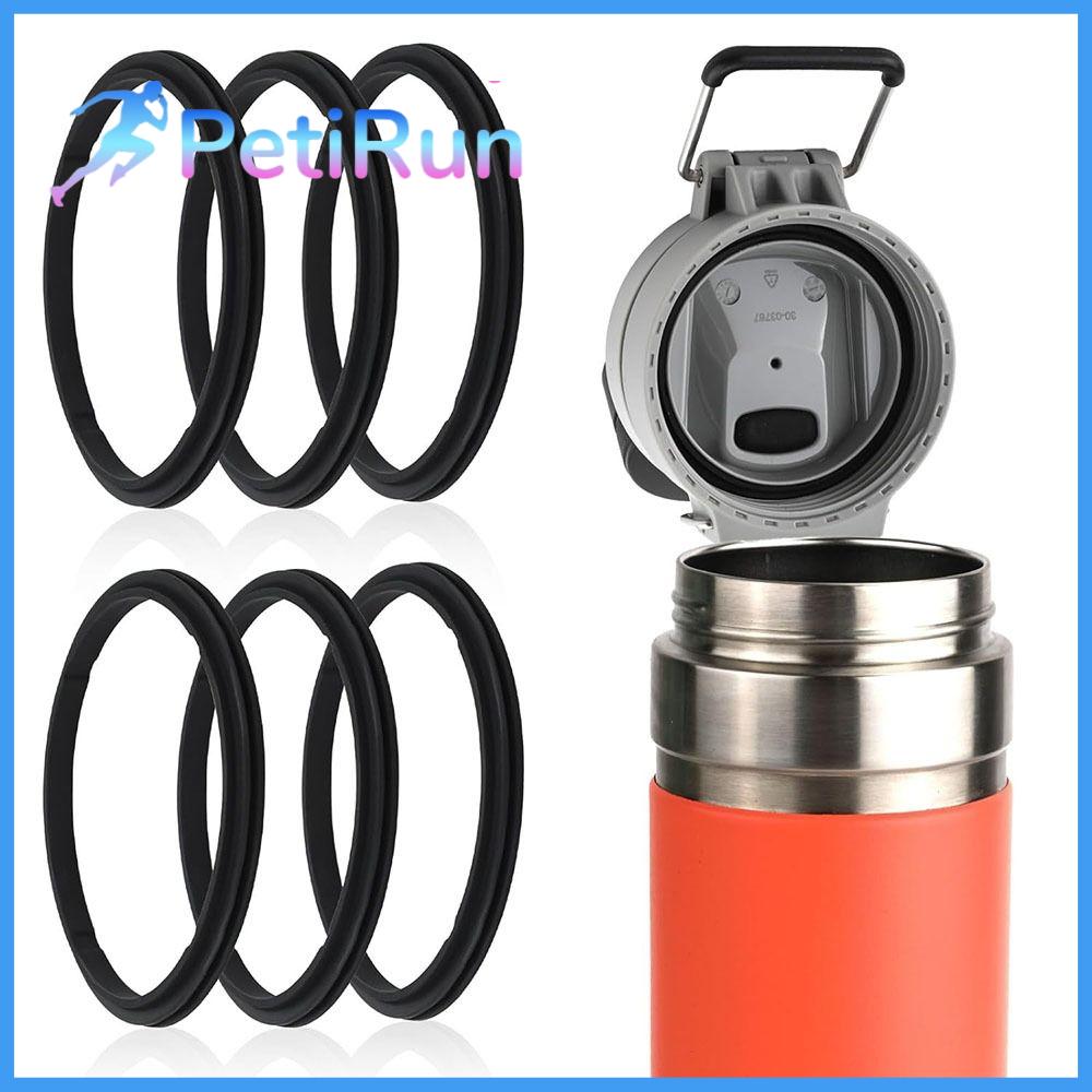 PETIRUN Ngăn chặn rò rỉ Miếng đệm chai nước Bền Chịu nhiệt Nút chặn cốc silicon Phụ kiện Không chứa BPA Niêm phong nắp cao su Cho Stanley Quick Flip Go