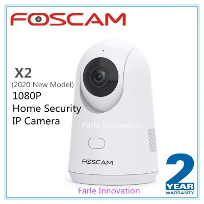 Foscam X2 WiFi Camera Indoor, 1080P Home Security IP Camera,Baby Monitor with Audio, Human Detection, Motion/Sound Detection, Night Vision, Cloud Storage, Works with Alexa