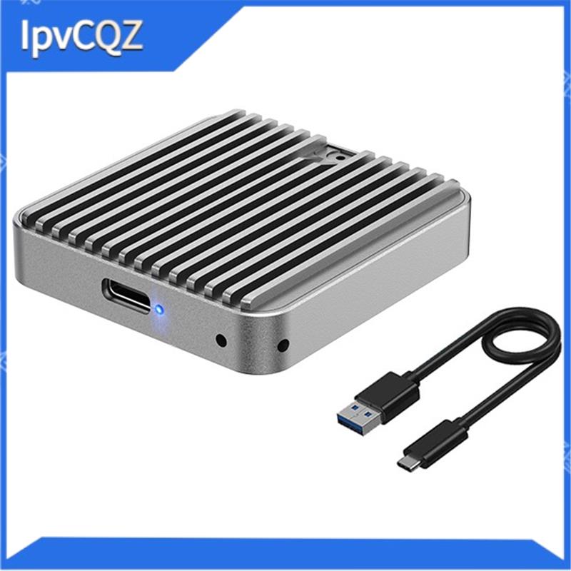 [IpvCQZ]M. 2 to USB Type C SSD Adapter Case for NVME Dual Protocol for NVME PCIE NGFF SSD Disk Box
