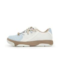 FILA PURE Skateboard Shoes Womens Low Top White Agate Gray/Sky Blue F12W633203FWS