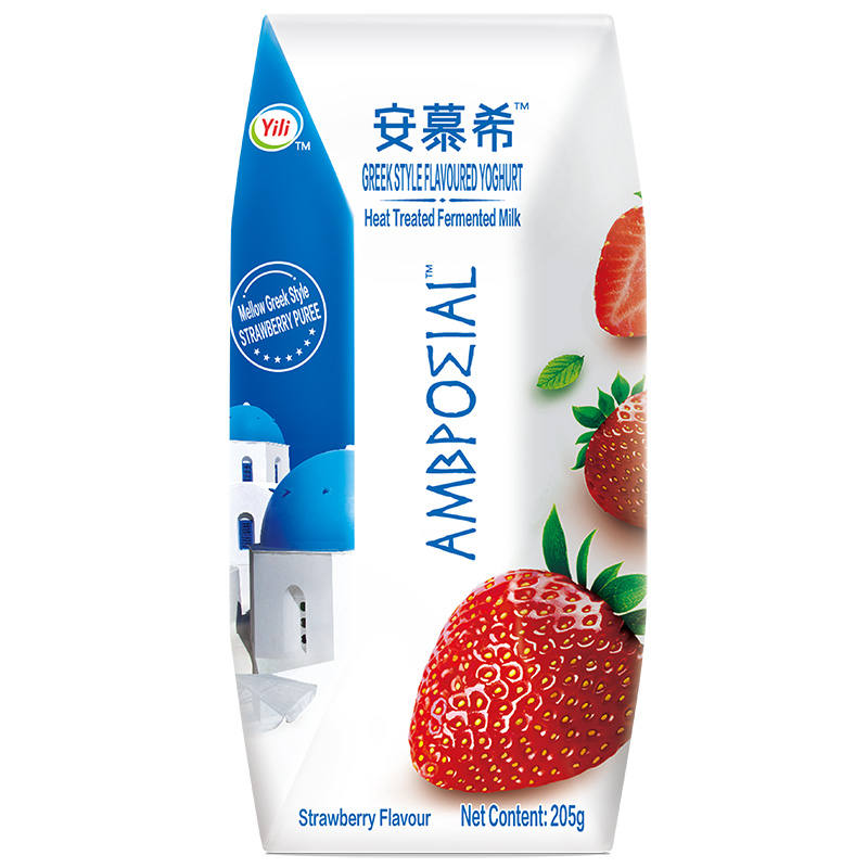 ABS โยเกิร์ตสตรอเบอรี่ 205ก ABS Yogurt Strawberry 205g