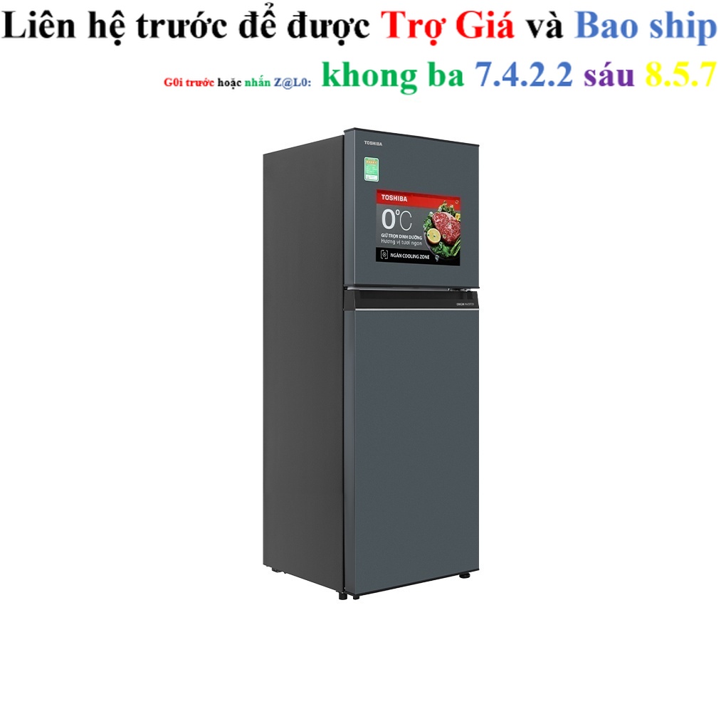 Tủ lạnh Toshiba Inverter 233 lít GR-RT303WE-PMV(52)