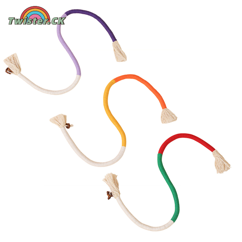 Cotton Rope Toys Funny Kitten Cat Chew Toys Filled Teething Interactive Cat Kicker Stick Soft Cotton Pet Toys Gifts For Indoor Cats ราคา 59 บาท*ส่งฟรี