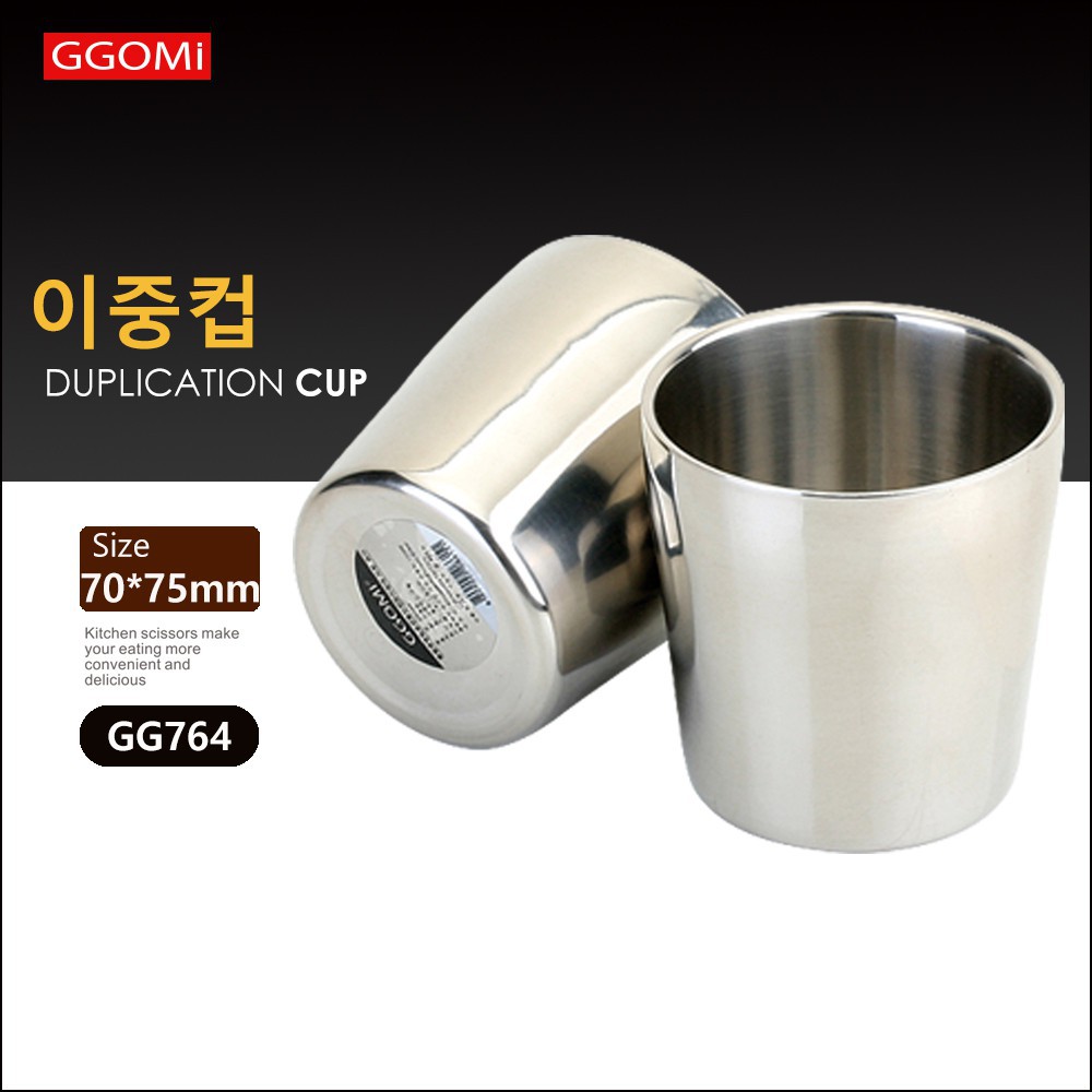 Gg764 - cốc hai lớp hàn quốc ggomi