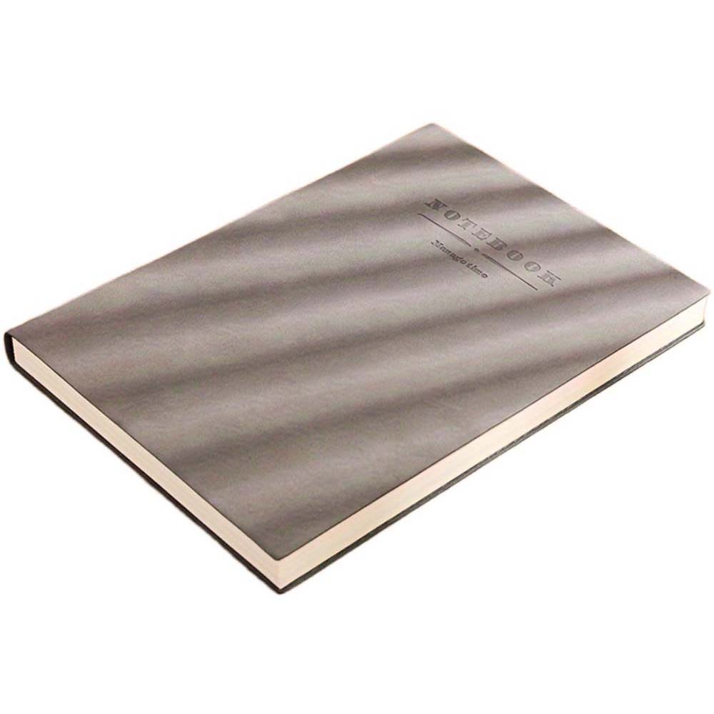 ZYLOXAQ Leather A4 Notebook Soft Cover Thickened Daily Planner Large Blank Lined Agenda Notepad Business Meetings