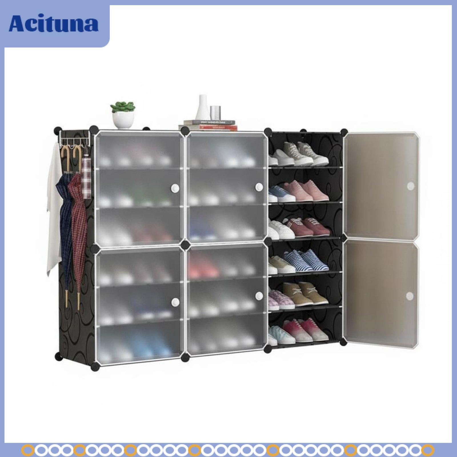ชั้นวางของ ตู้จัดเก็บอเนกประสงค์ Acituna หน่วยเก็บรองเท้าแบบโมดูลาร์ประหยัดพื้นที่ตู้เก็บรองเท้า DIY ประกอบง่ายหน่วยเก็บลูกบาศก์แบบวางซ้อนกันได้สำหรับนักเรียน ครอบครัว ทางเข้า ราคา 14,443 บาท*ส่งฟรี