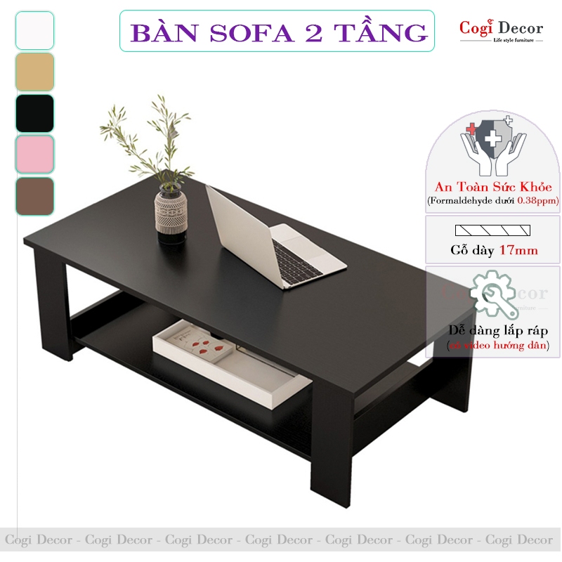 Bàn Trà Sofa 2 Tầng Làm Bàn Trà Phòng Khách BS-03