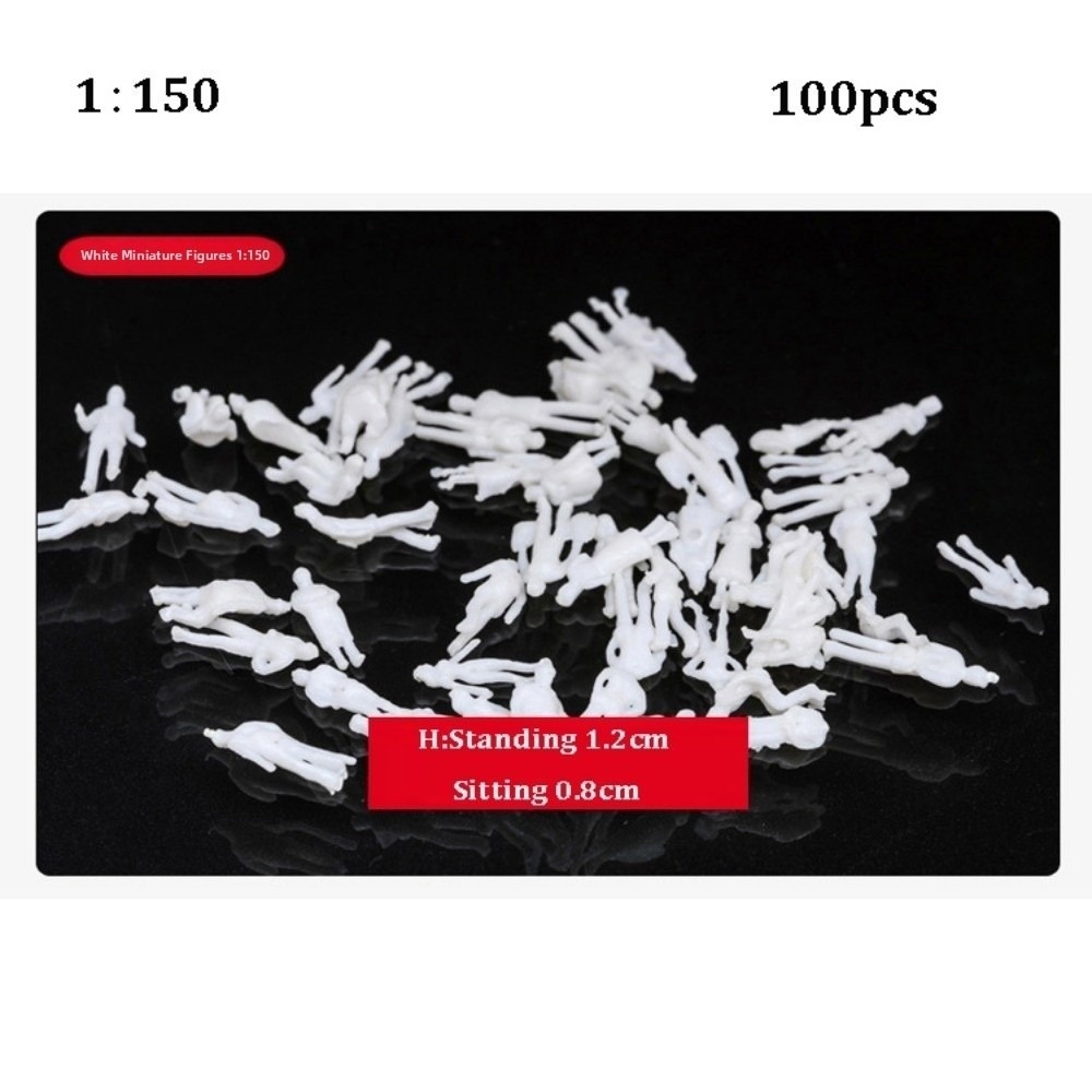 YEWANG326 100pcs Tỉ lệ 1:300/1:200/1:100/1:150/1:75/1:50/1:30/1:25 Mô hình xây dựng nhân vật Đầy màu sắc Màu sắc hỗn hợp Phong cảnh tàu chở khách  Các tư thế đa dạng - 5