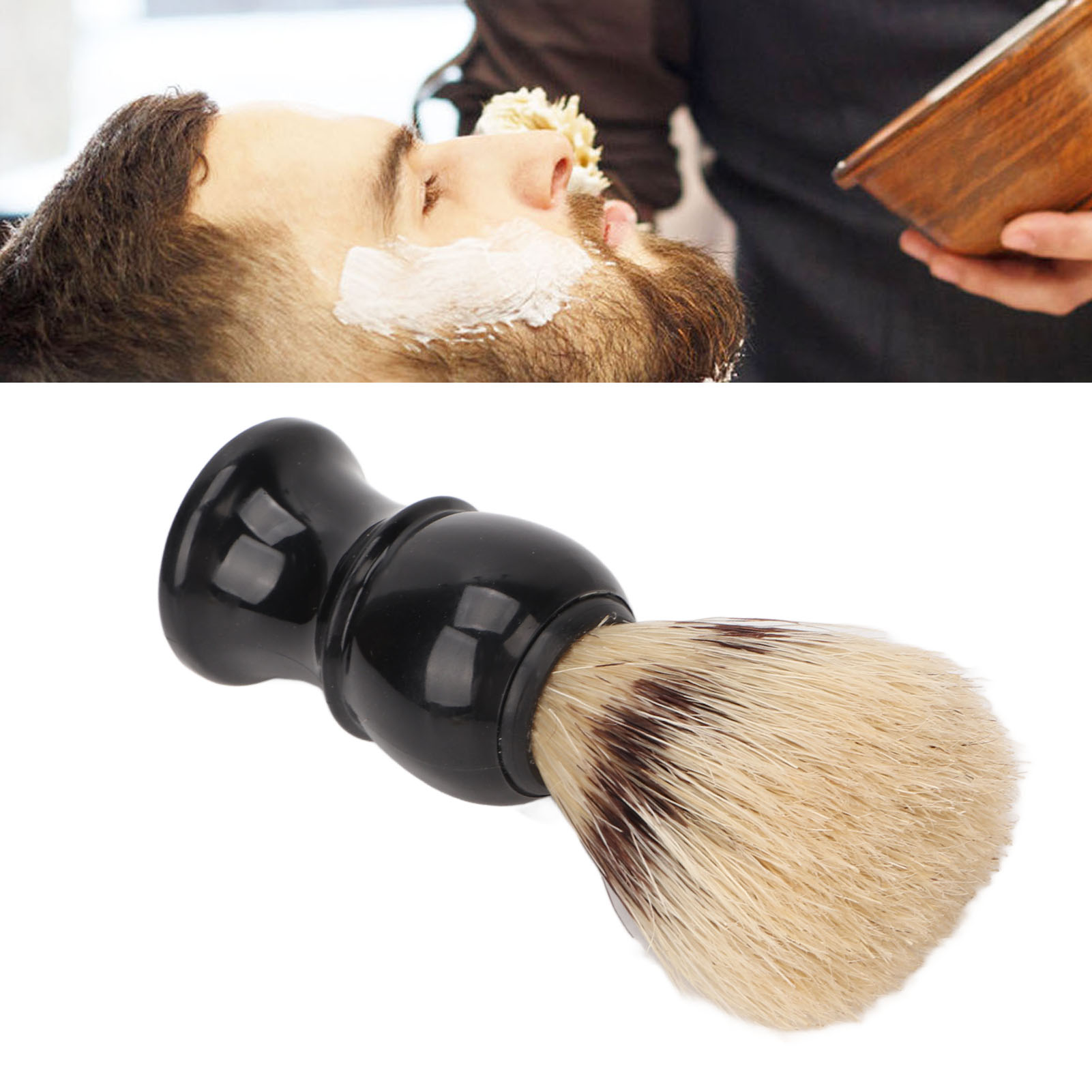 Kem cạo râu bàn chải lông tổng hợp bàn chải cạo râu xách tay đa chức năng cho du lịch cho salon tóc